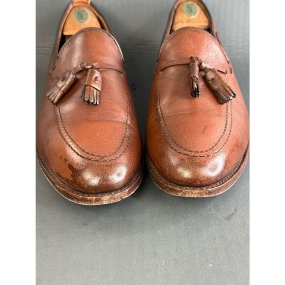 Allen Edmonds Grayson Tassel Loafers brown leather mens size 11 main image 9